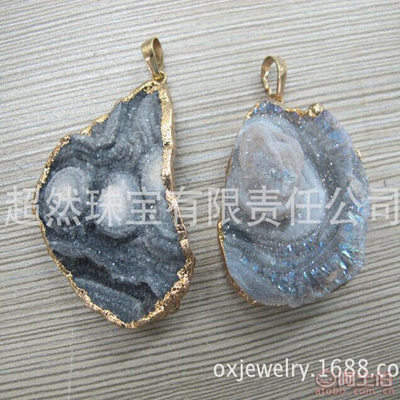 【超然寶石廠家直銷瑪瑙水晶吊墜飾品吊墜diy飾品配件批發】深圳市寶安區西鄉超然寶石首飾廠 - 產品庫